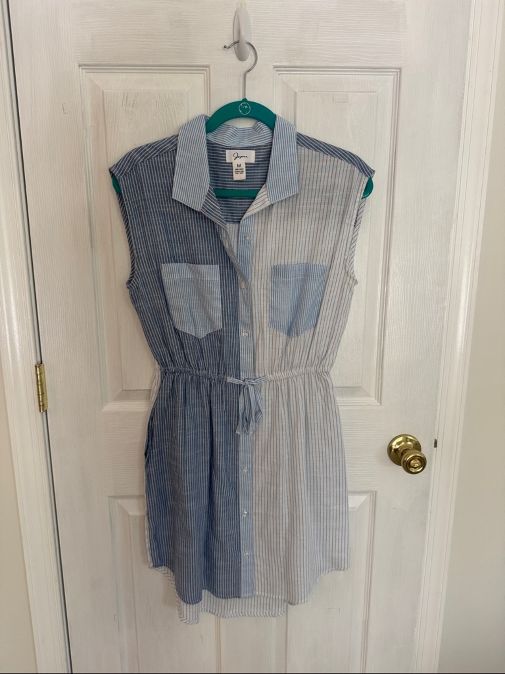 Blue Striped Dress